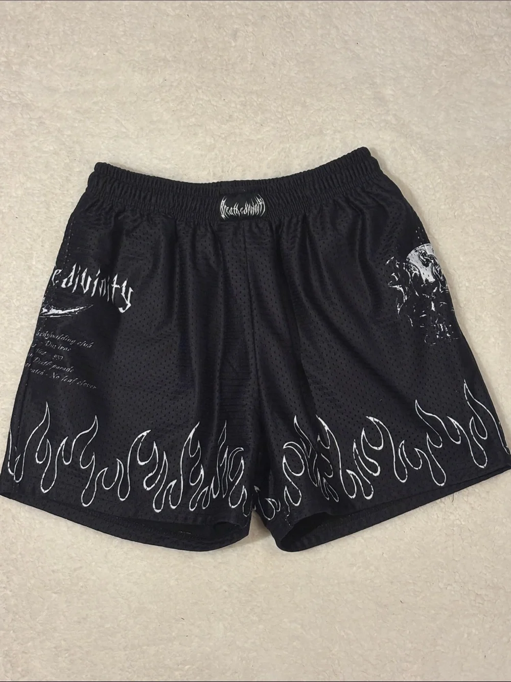 Breathe Divinity War Ensemble Mesh Bodybuilding Medium Shorts